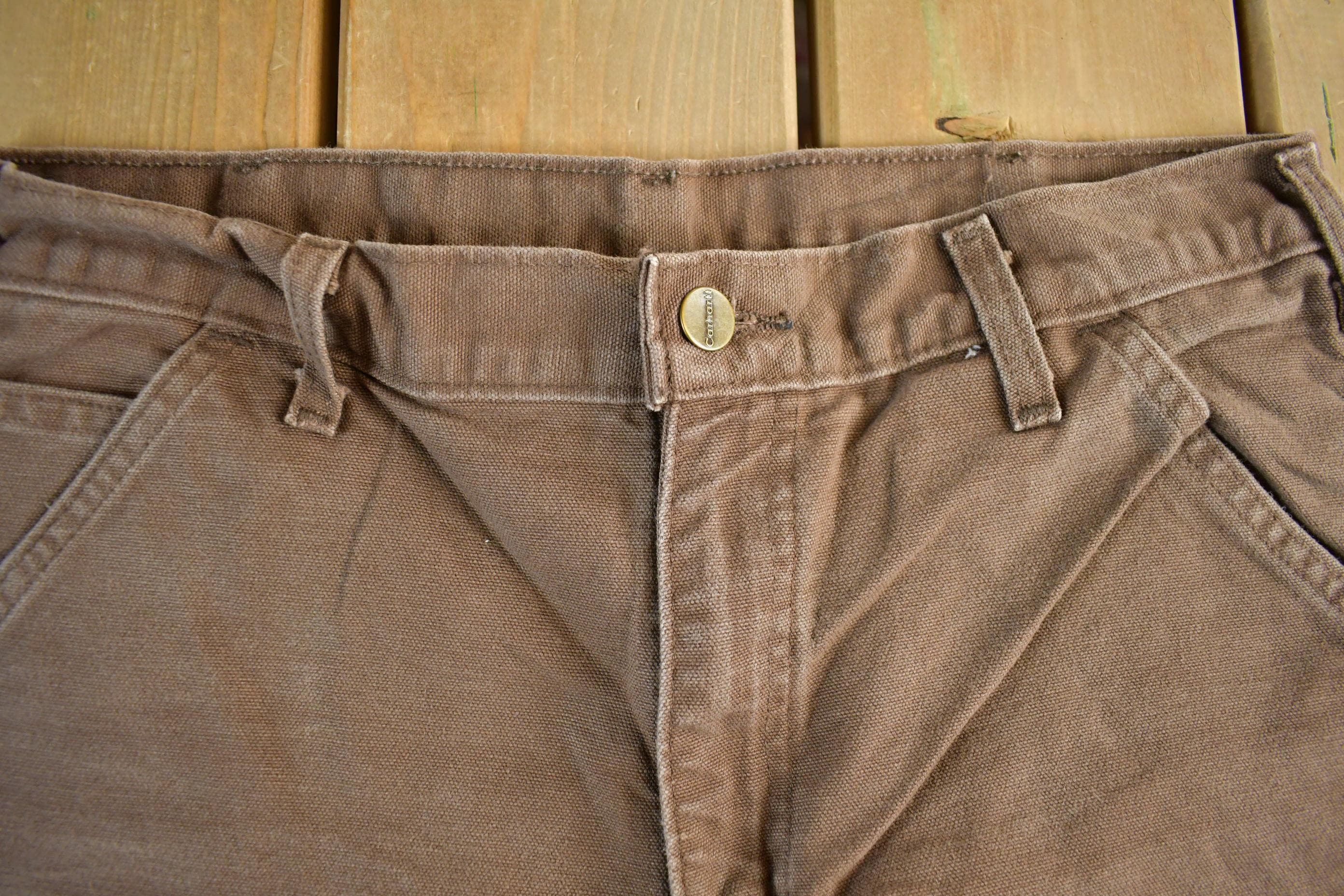 Vintage 2000s Carhartt Carpenter Work Pants Men's 33 x 29.5 - Image 4
