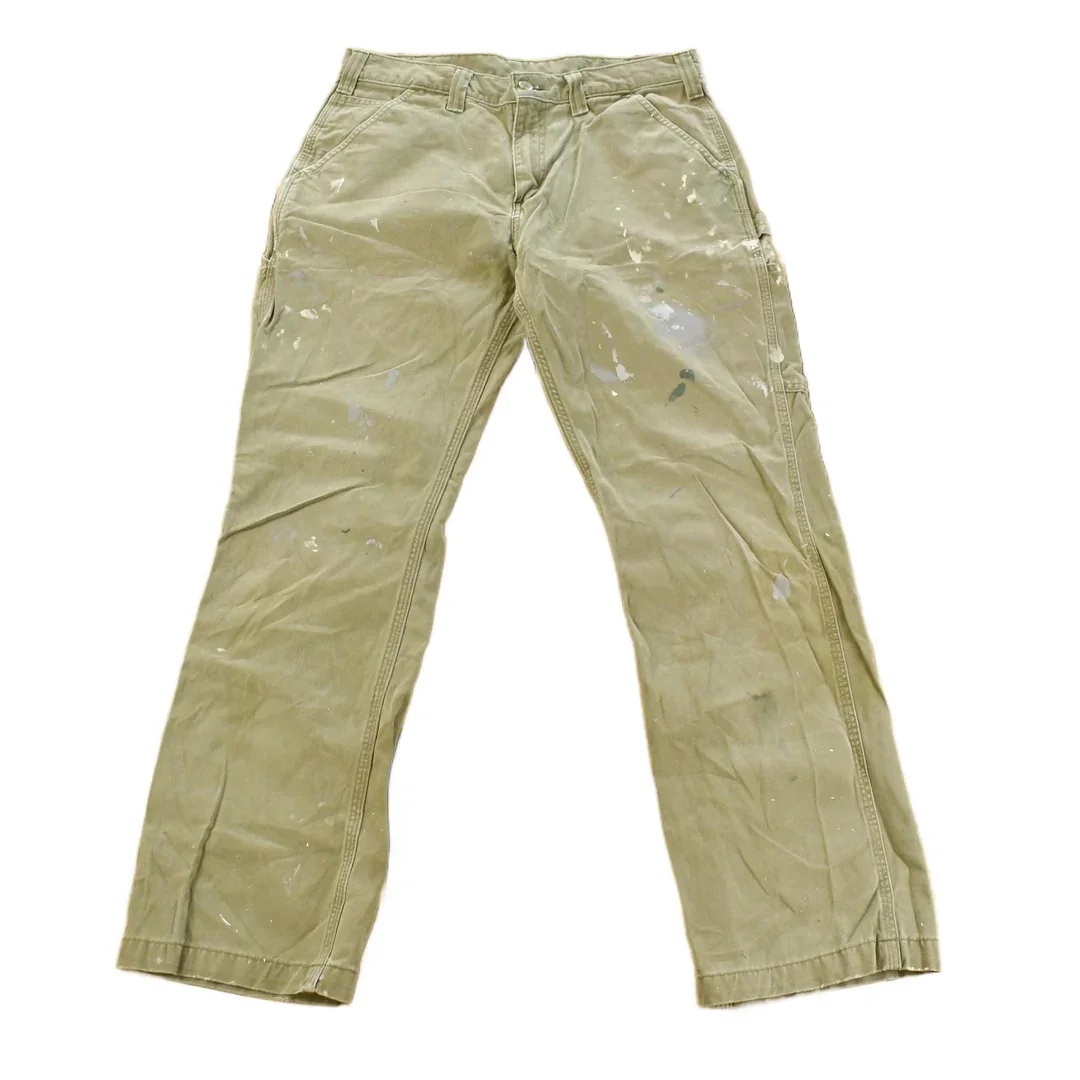 Vintage 2000s Carhartt Distressed Sun Faded Carpenter Pants Men's 33 x 31