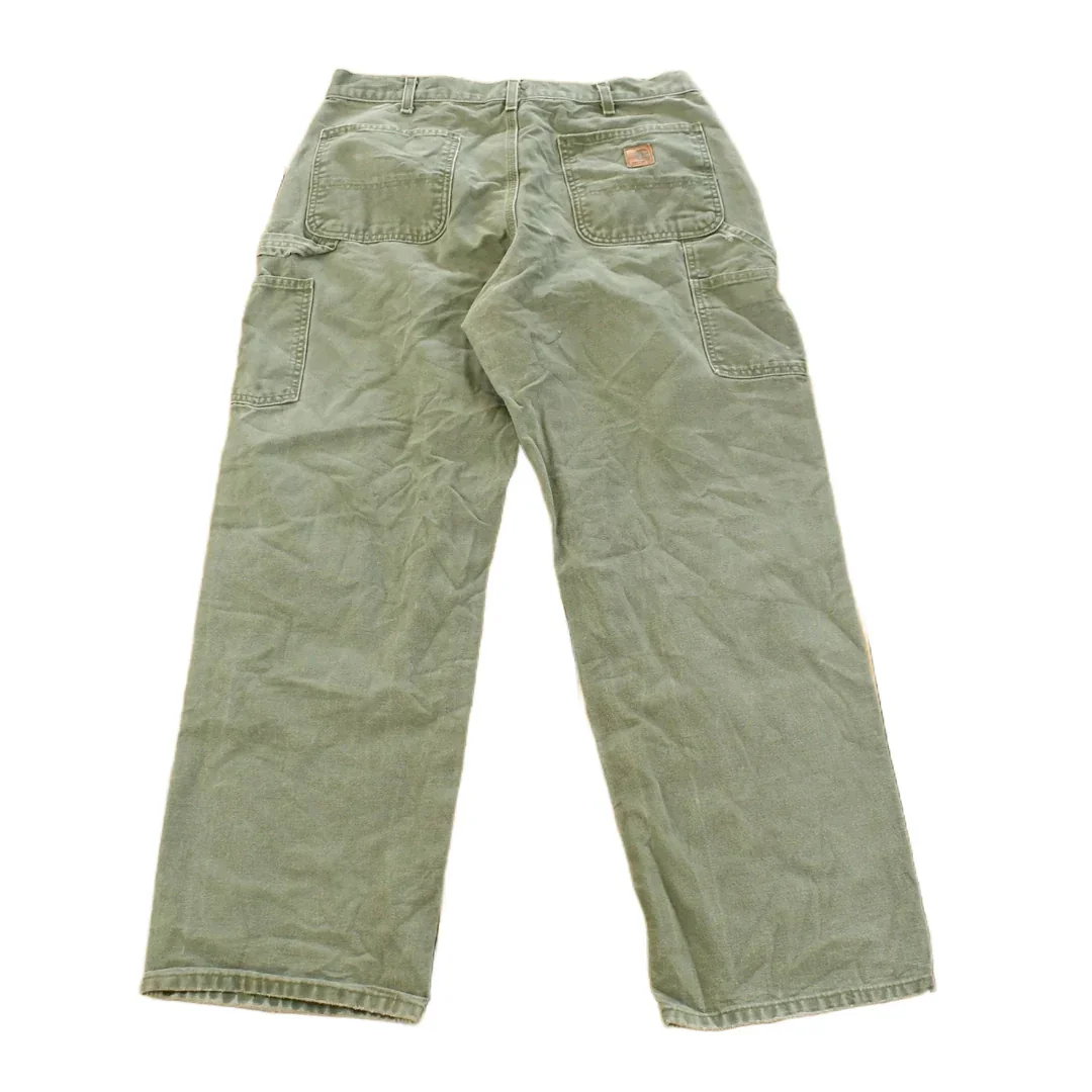 Vintage 2000s Carhartt Distressed Sun Faded Carpenter Pants Men's 34 x 30