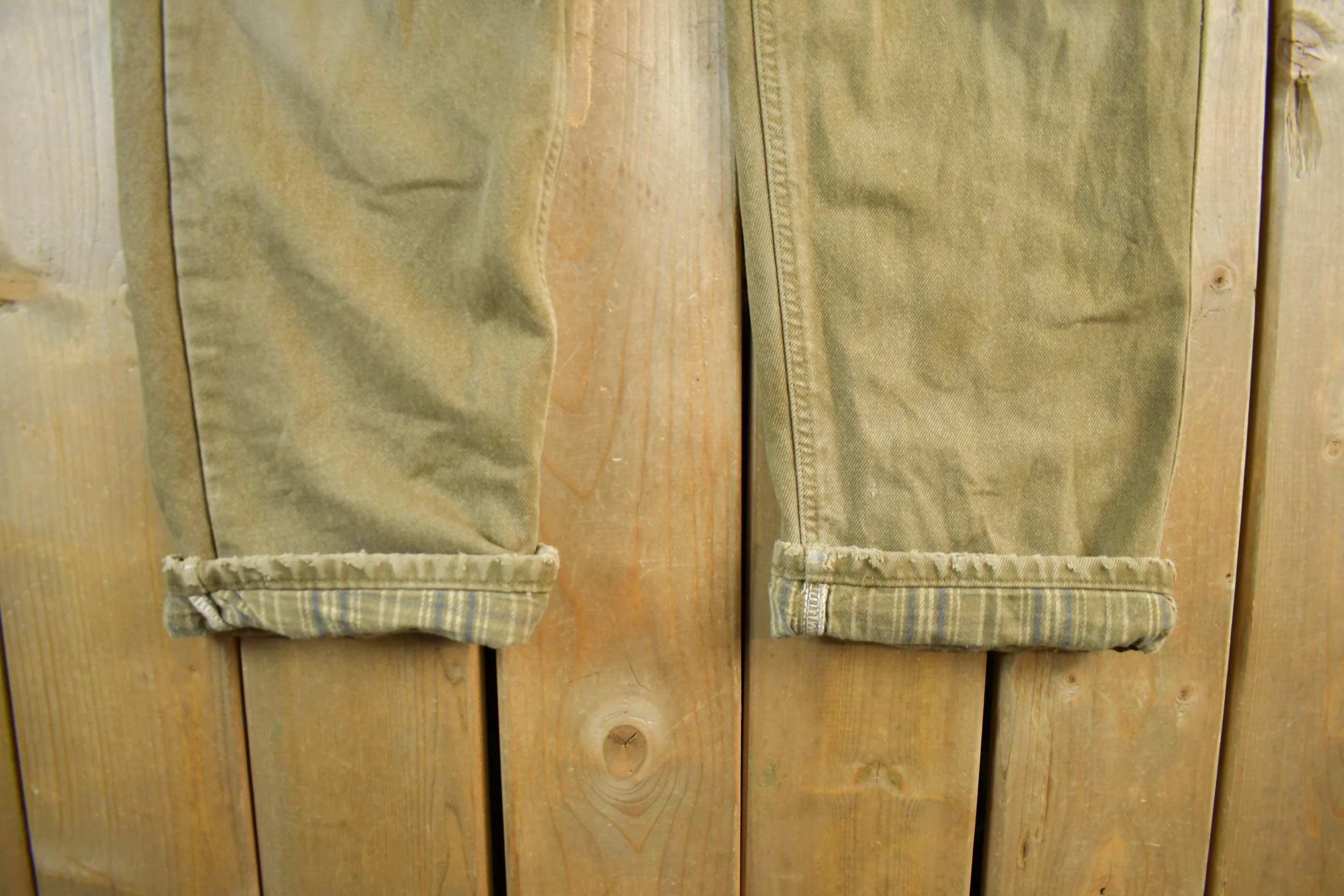 Vintage 2000s Carhartt Lined Carpenter Work Denim Jeans Men's 34 x 31 - Image 3