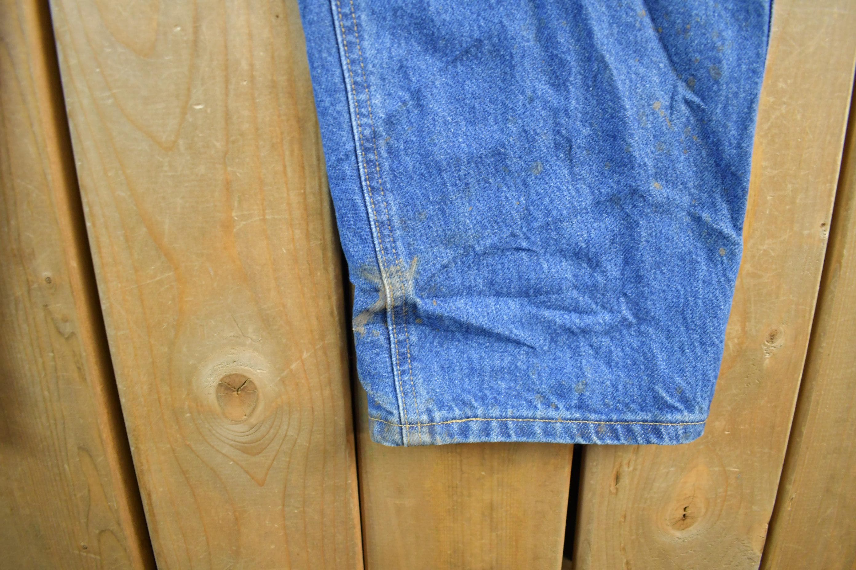 Vintage 2000s Carhartt Relaxed Fit Denim Work Jeans Men's 38 x 32 - Image 3