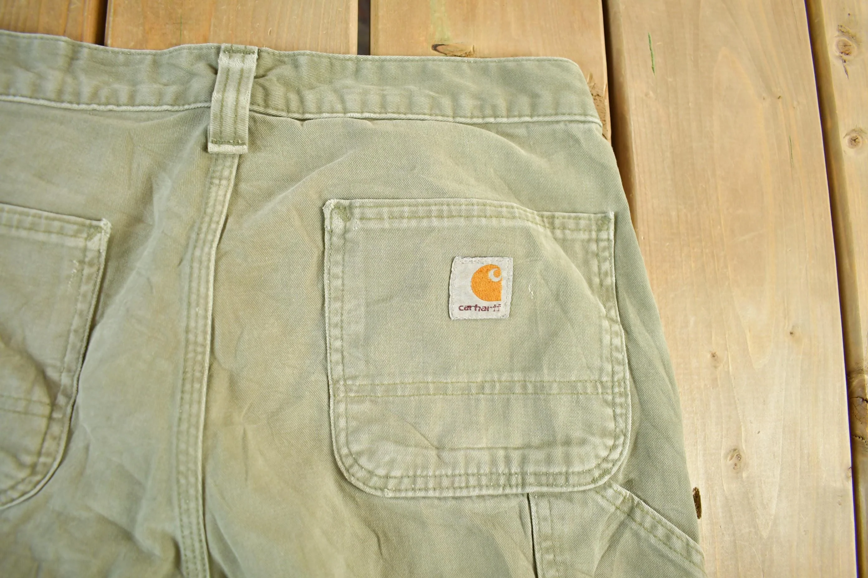 Vintage 2000s Carhartt Work Pants Men's Small 30 x 29 - Image 7