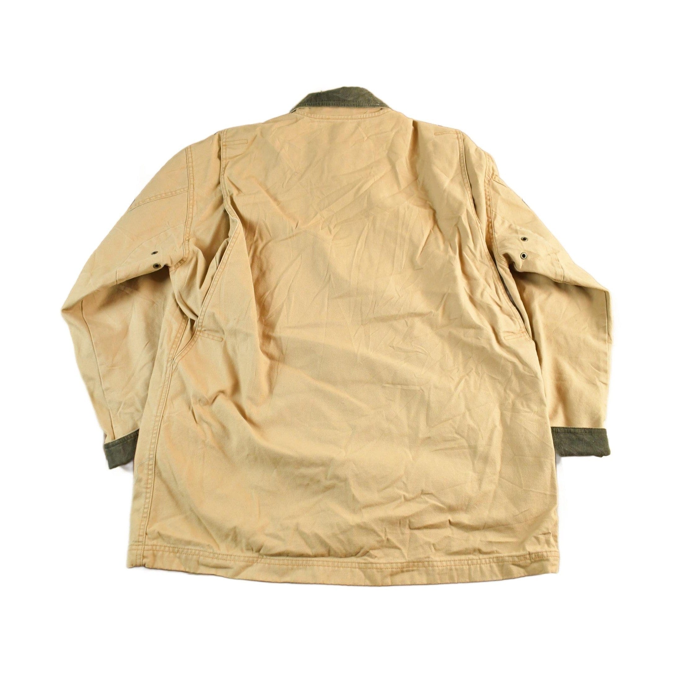 Vintage 2000s L.L. Bean Flannel Lined Barn Chore Coat Men's Large - Image 2
