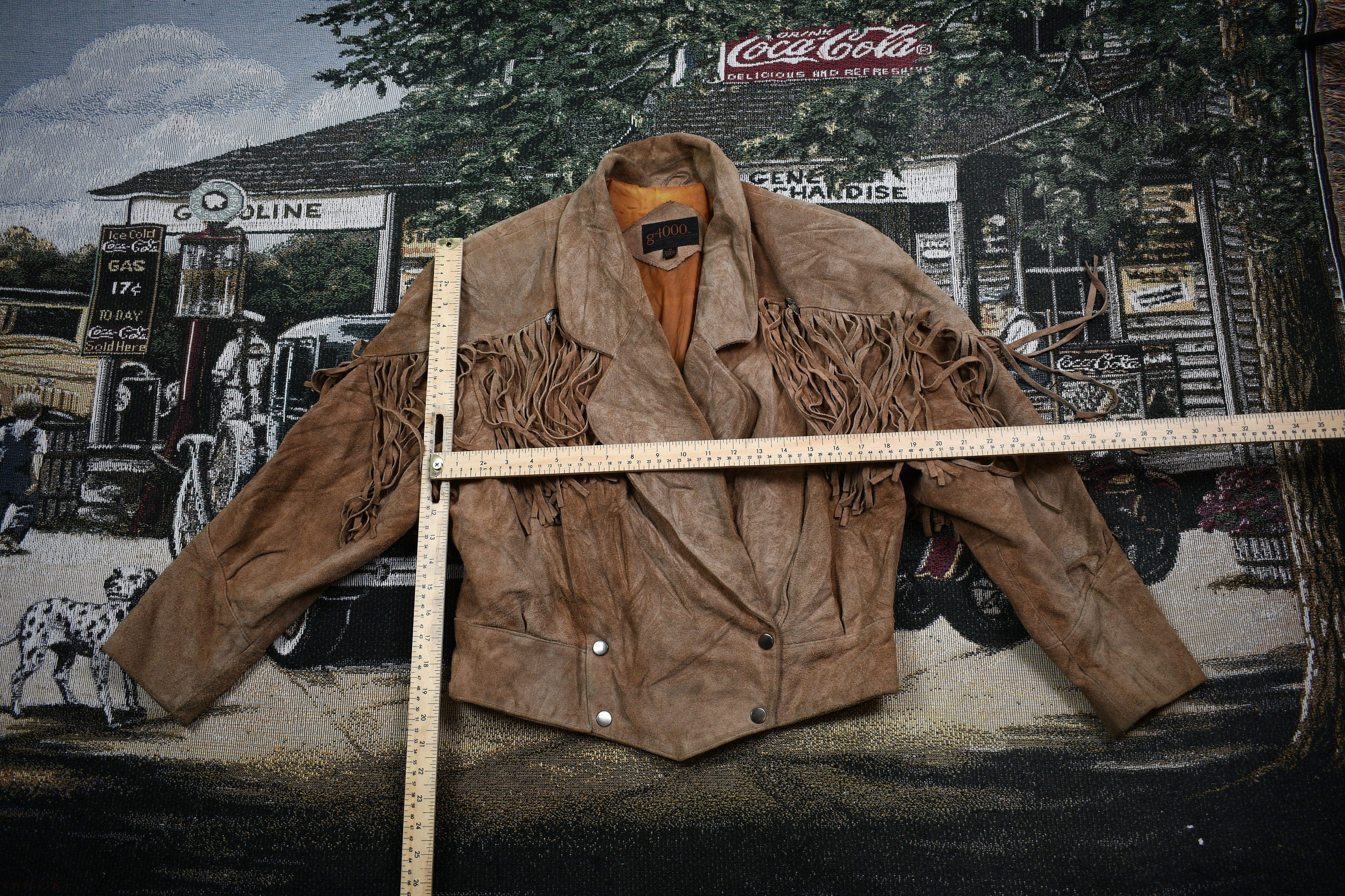 Vintage G4000 Western Fringe Jacket - Image 4