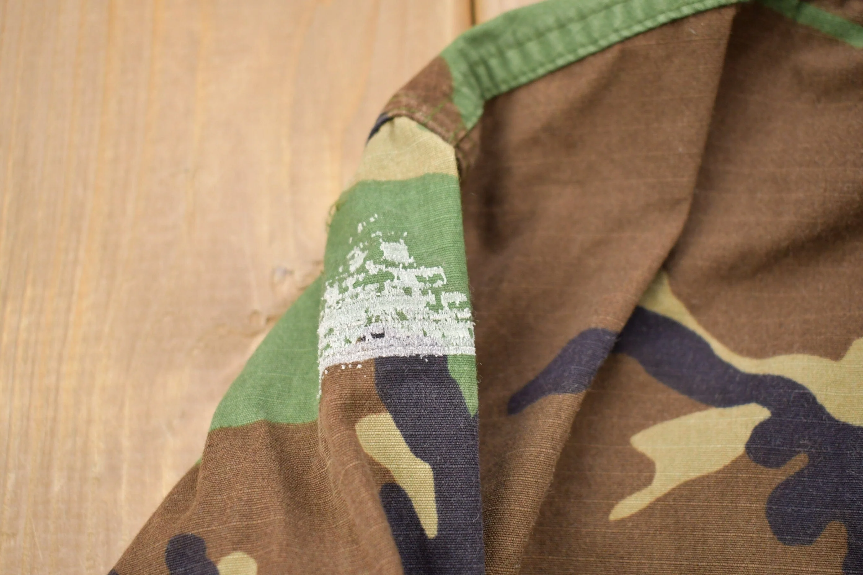 Vintage Military Button Up Shirt Men's M - Image 6
