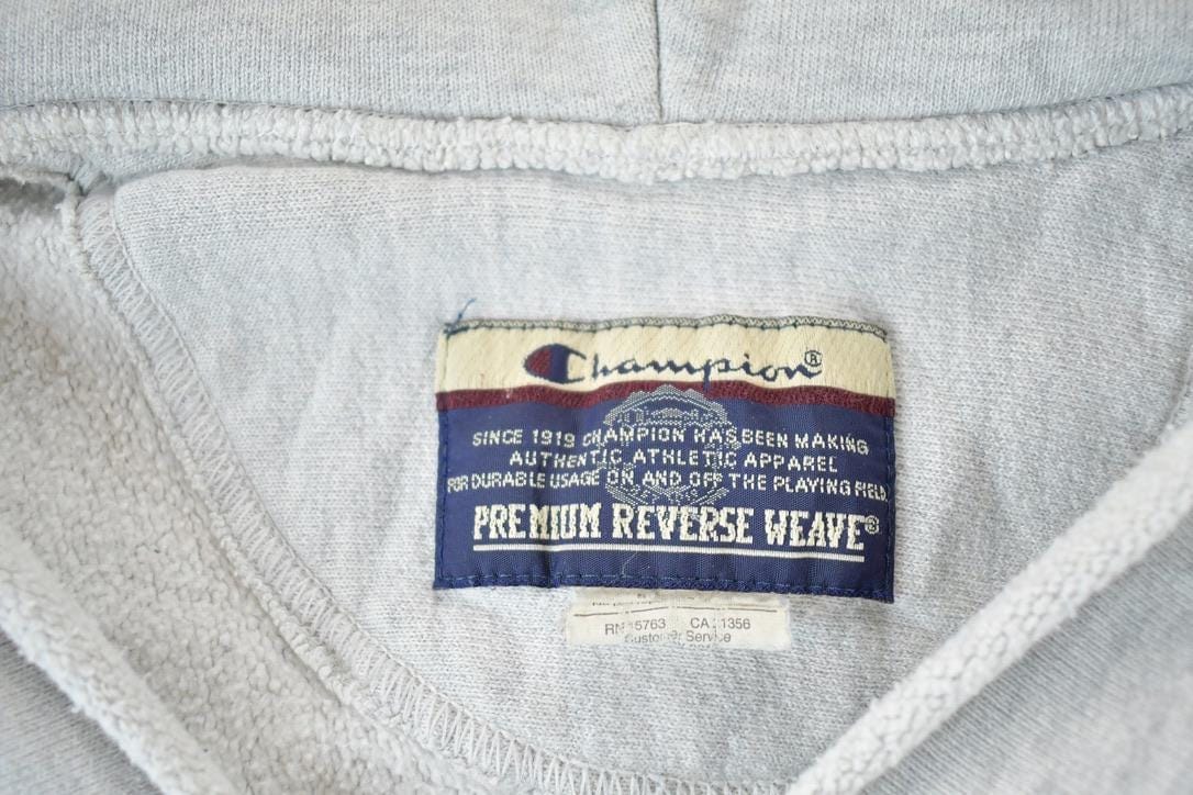 Vintage Y2K Champion Premium Reverse Weave Hoodie Sweatshirt Men's Large - Image 3