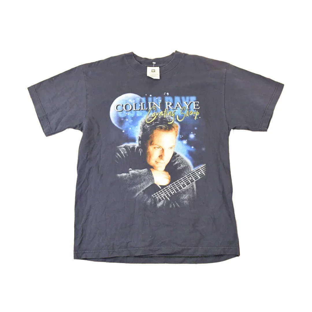 Vintage Y2K Collin Raye Counting Sheep Souvenir Band T-Shirt Men's M
