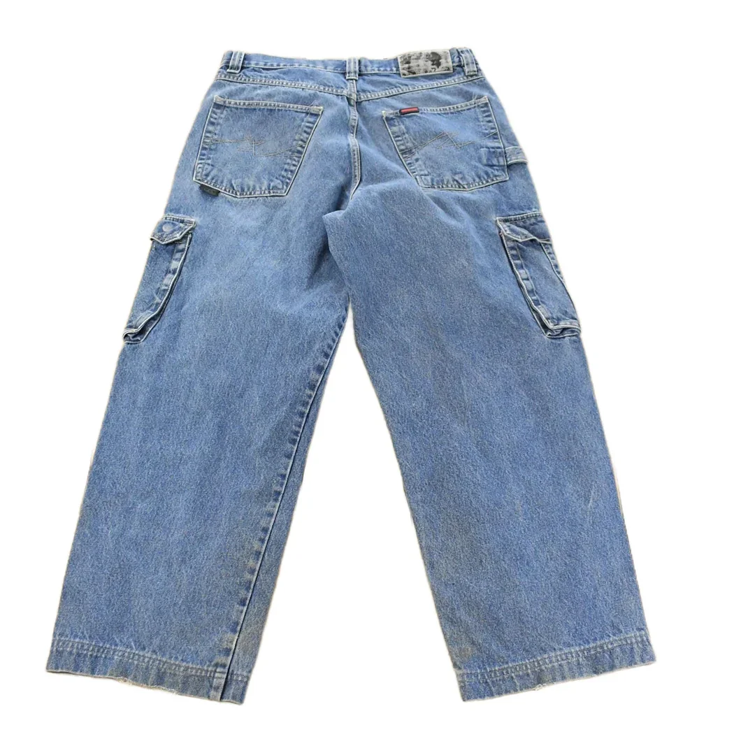 Vintage Y2K Fubu Cargo Denim Jeans Men's 34 x 29 - Image 2