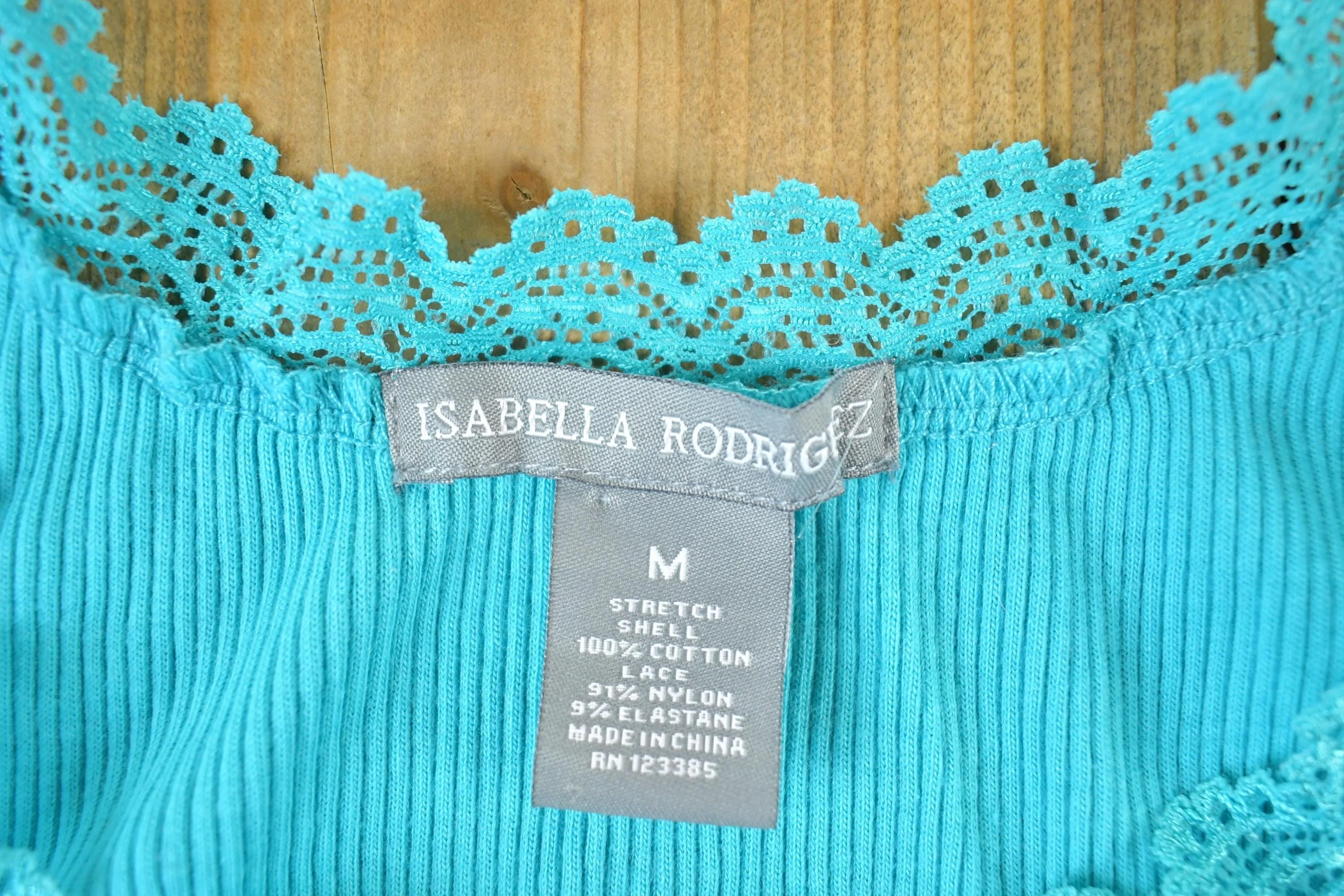 Vintage Y2K Isabella Rodriguez Souvenir Lace Tank Tops Womens XS - Image 4
