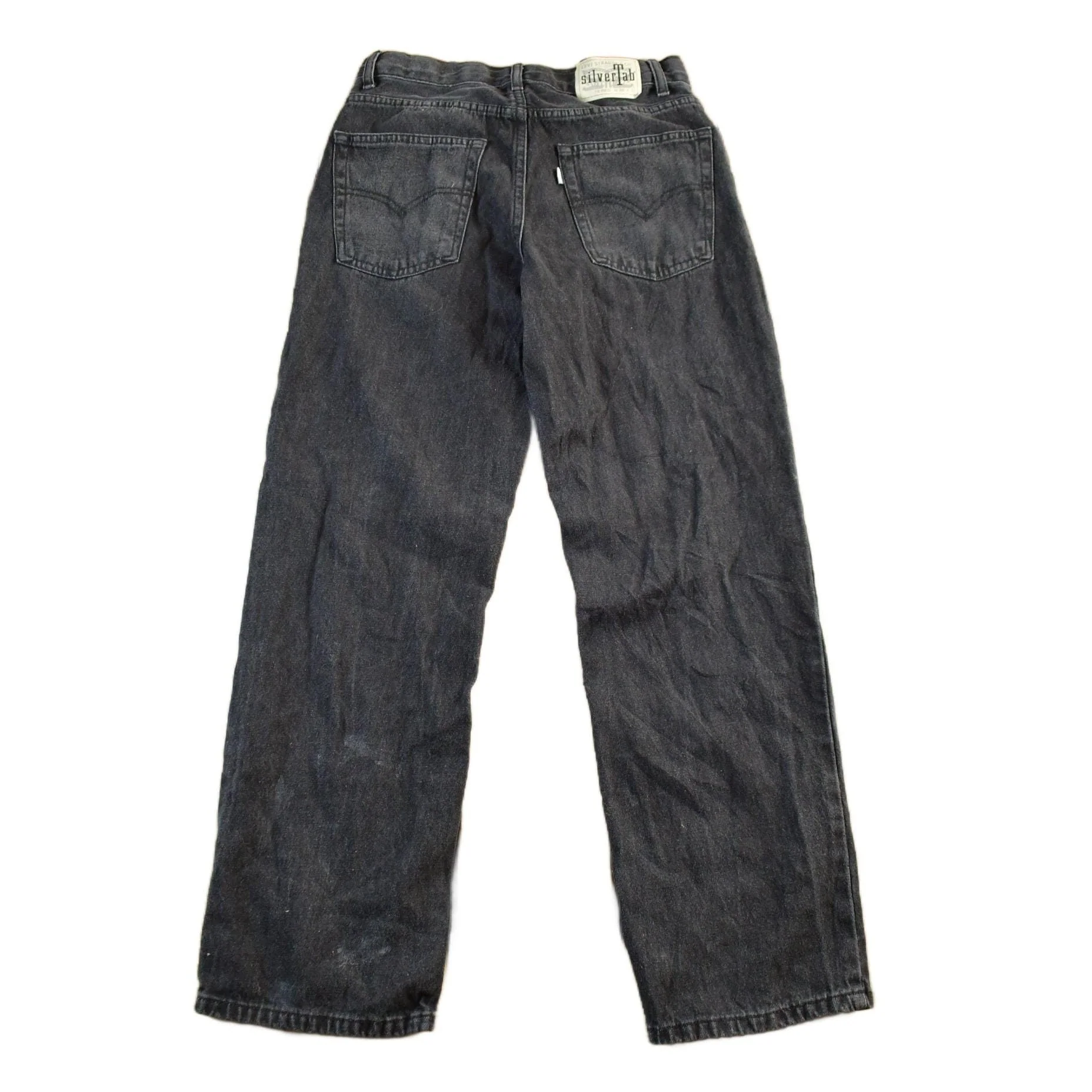 Vintage Y2K Levi Silver Tab Loose Denim Jeans Womens 27 x 29 - Image 2