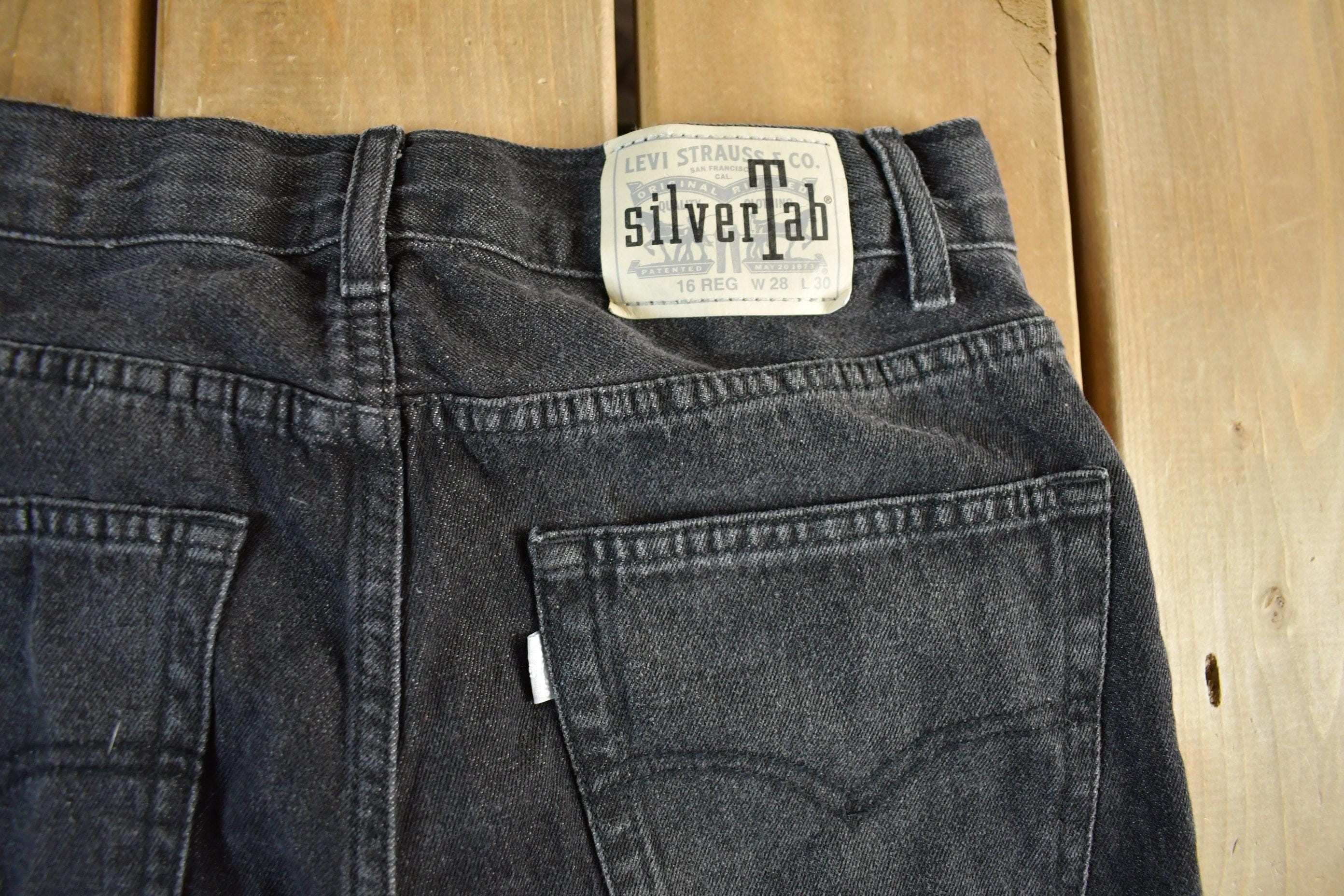 Vintage Y2K Levi Silver Tab Loose Denim Jeans Womens 27 x 29 - Image 6