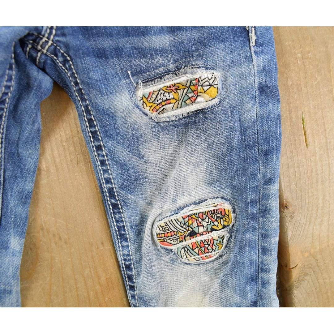 Vintage Y2K Miss Me Bedazzled Low Rise Denim Jeans Women's 23 x 25 - Image 3