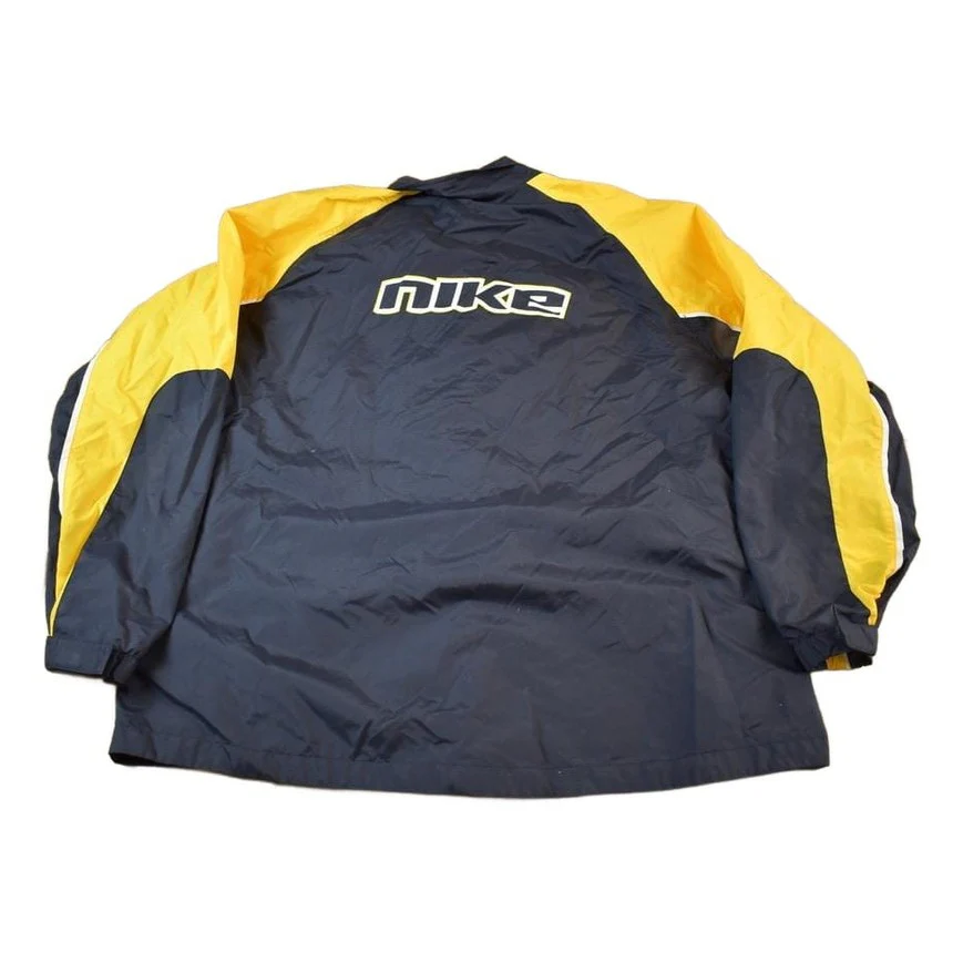 Vintage Y2K Nike Mini Swoosh Zip Up Windbreaker Jacket Men's 2XL