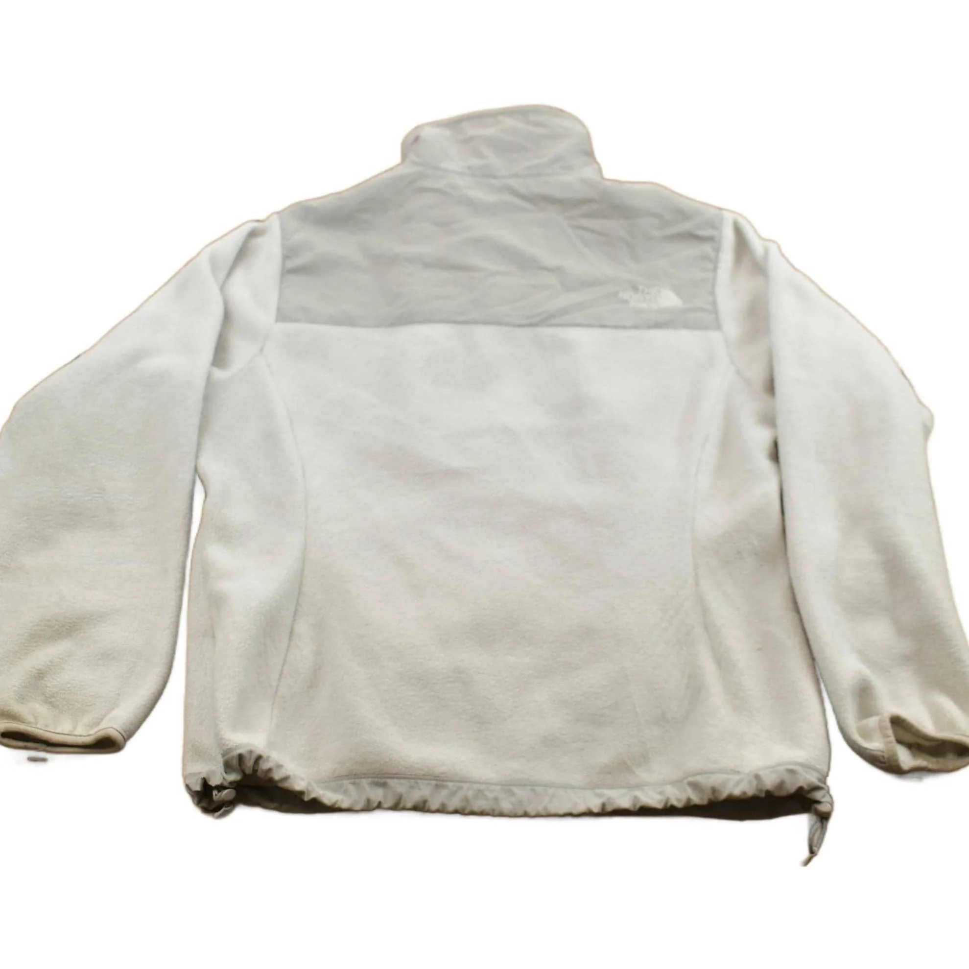 Vintage Y2K Womens The North Face White Grey Denali Fleece Sweater Women's S - Image 2