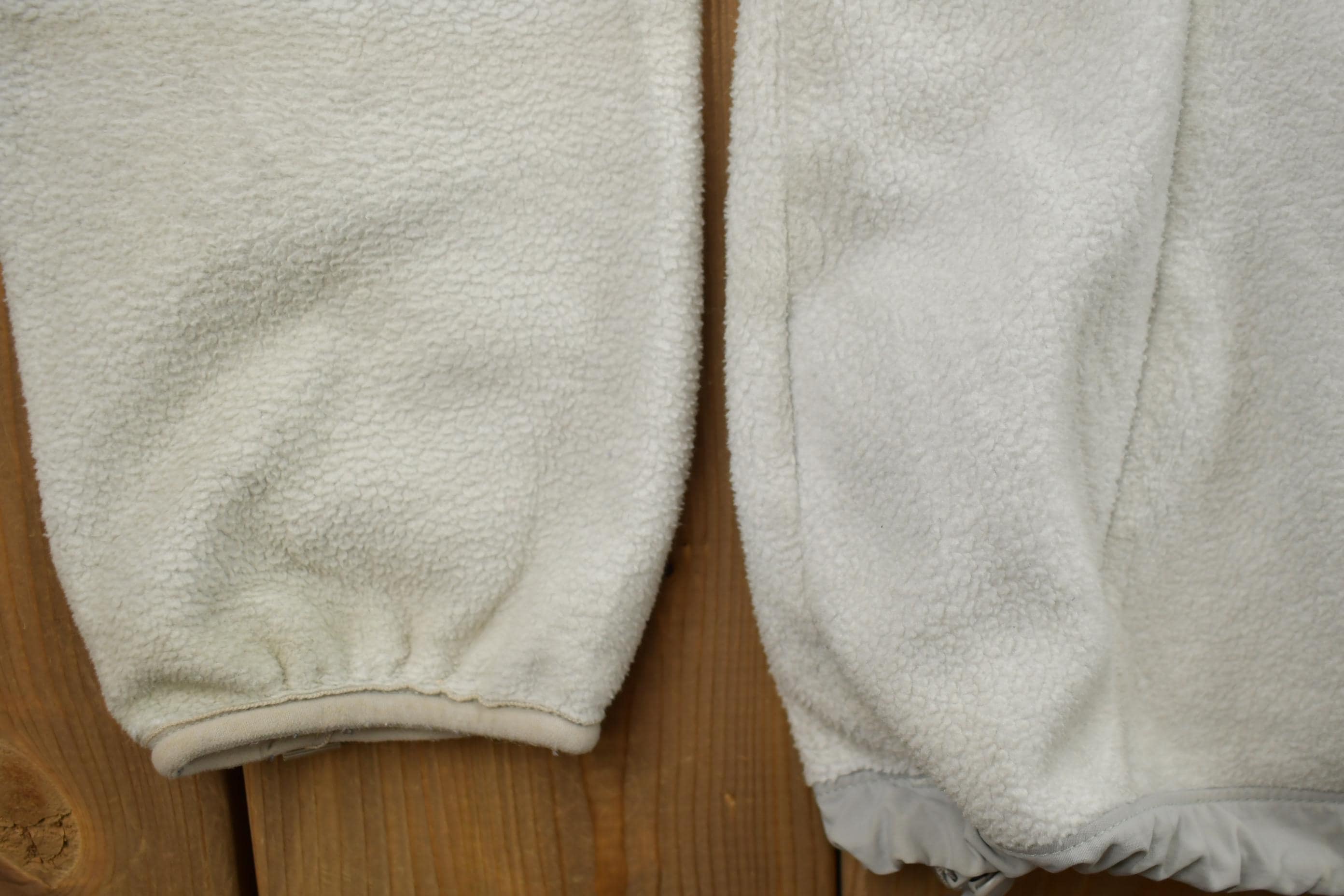 Vintage Y2K Womens The North Face White Grey Denali Fleece Sweater Women's S - Image 7